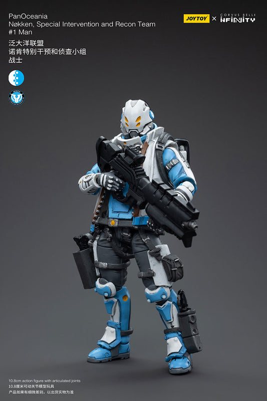 JOYTOY CORVUS BELLI Infinity PanOceania Nokken - Special Intervention and Recon Team #1Man