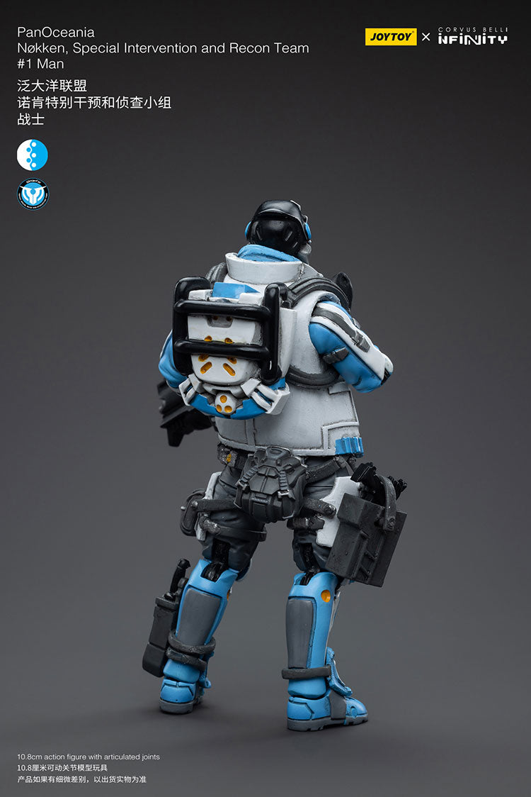 JOYTOY CORVUS BELLI Infinity PanOceania Nokken - Special Intervention and Recon Team #1Man