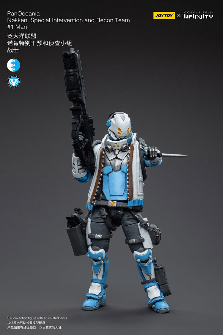 JOYTOY CORVUS BELLI Infinity PanOceania Nokken - Special Intervention and Recon Team #1Man