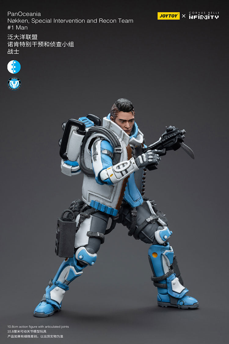 JOYTOY CORVUS BELLI Infinity PanOceania Nokken - Special Intervention and Recon Team #1Man