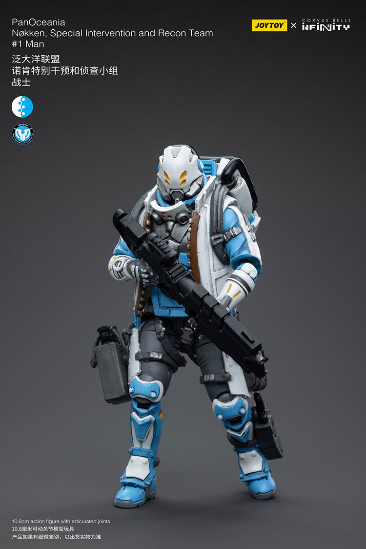 JOYTOY CORVUS BELLI Infinity PanOceania Nokken - Special Intervention and Recon Team #1Man