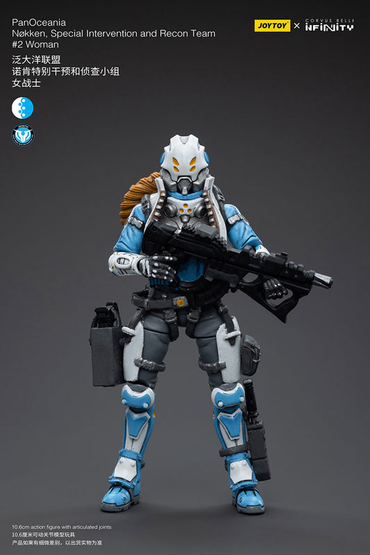 JOYTOY CORVUS BELLI Infinity PanOceania Nokken - Special Intervention and Recon Team #2Woman