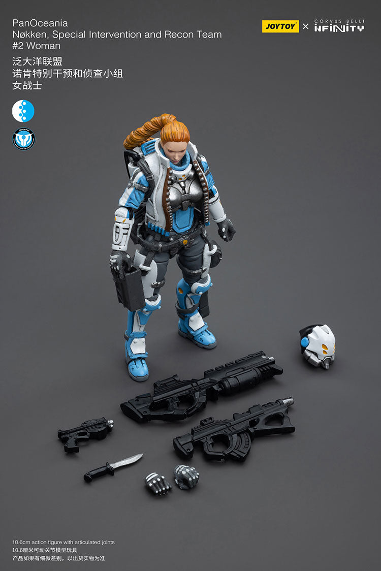 JOYTOY CORVUS BELLI Infinity PanOceania Nokken - Special Intervention and Recon Team #2Woman