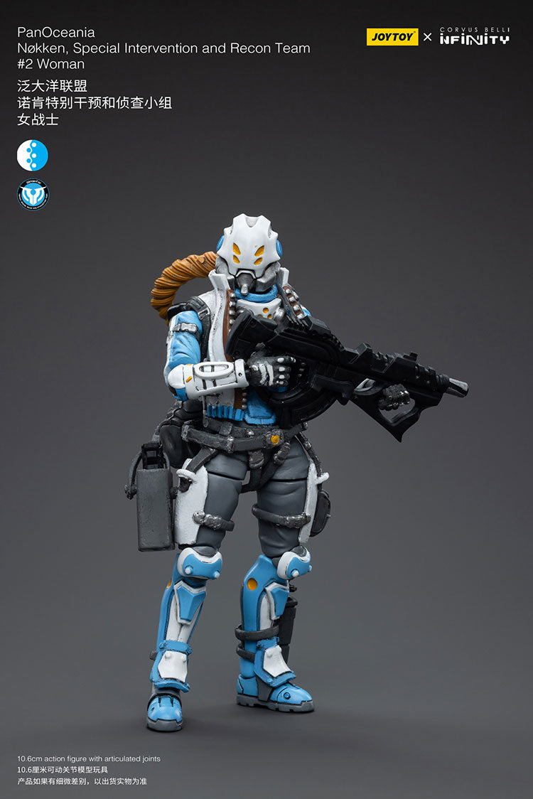 JOYTOY CORVUS BELLI Infinity PanOceania Nokken - Special Intervention and Recon Team #2Woman