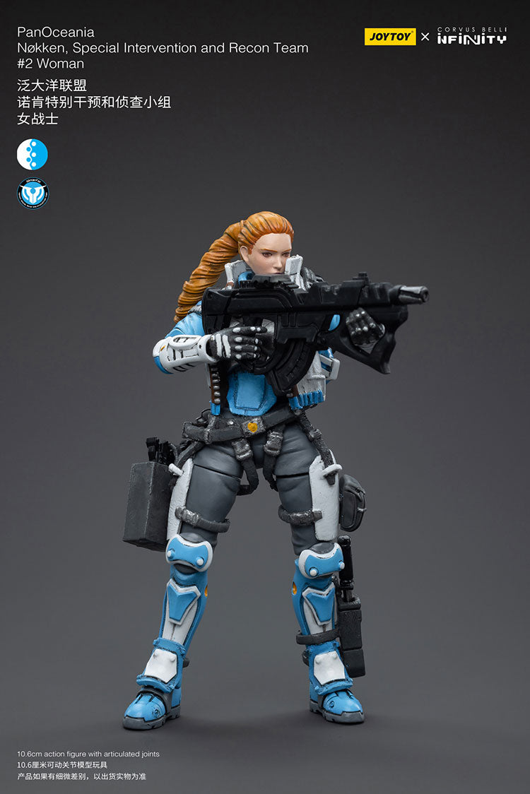 JOYTOY CORVUS BELLI Infinity PanOceania Nokken - Special Intervention and Recon Team #2Woman