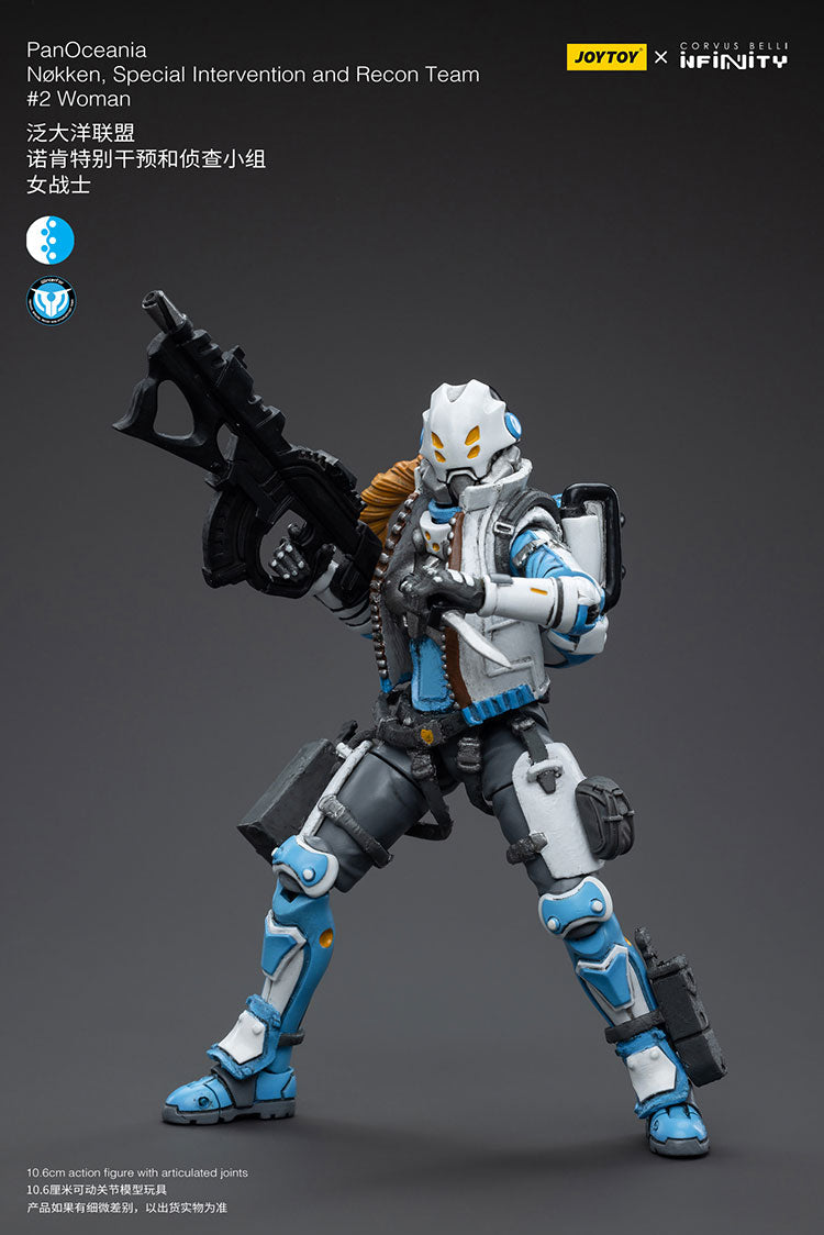 JOYTOY CORVUS BELLI Infinity PanOceania Nokken - Special Intervention and Recon Team #2Woman