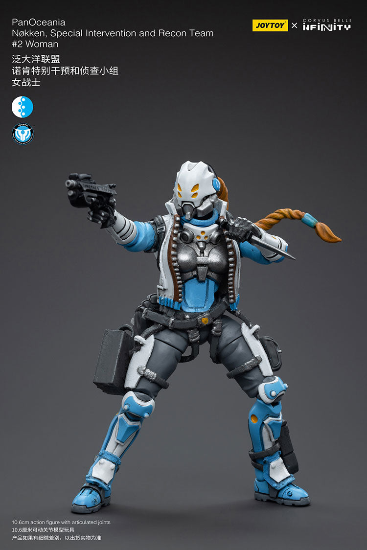 JOYTOY CORVUS BELLI Infinity PanOceania Nokken - Special Intervention and Recon Team #2Woman