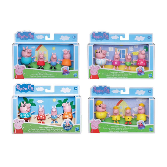 Peppa Pig Family 4 Pack - Assorted