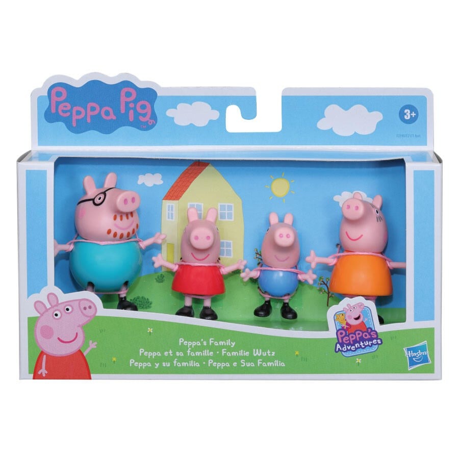 Peppa Pig Family 4 Pack - Assorted
