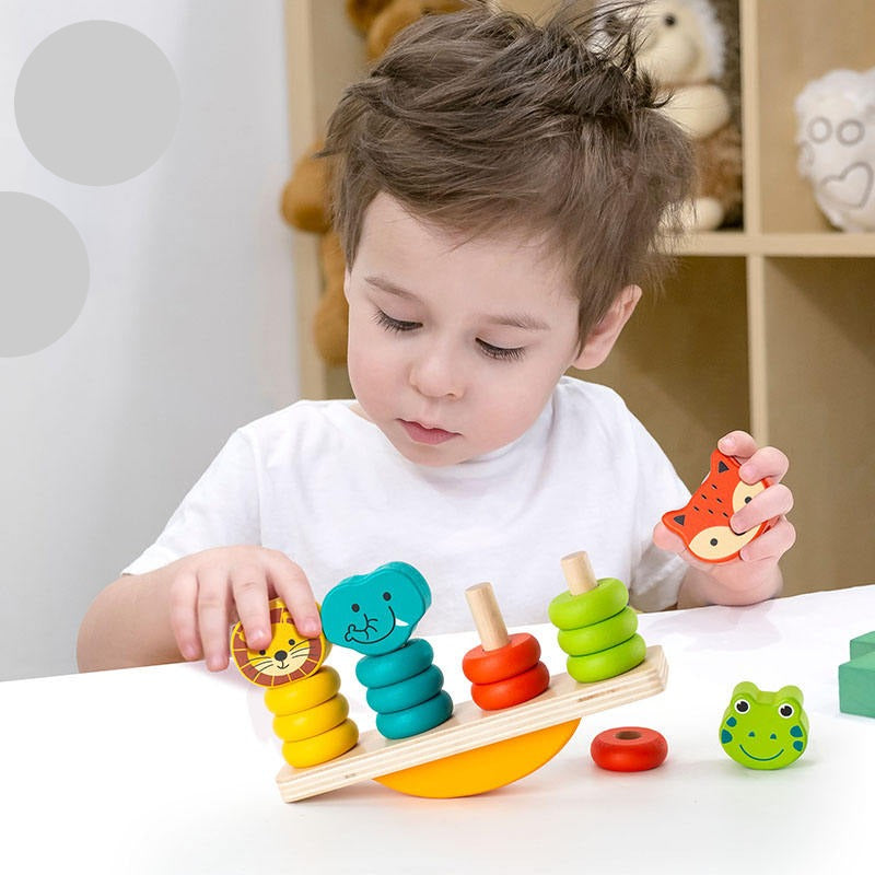 PHOOHI Wooden Animal Balance