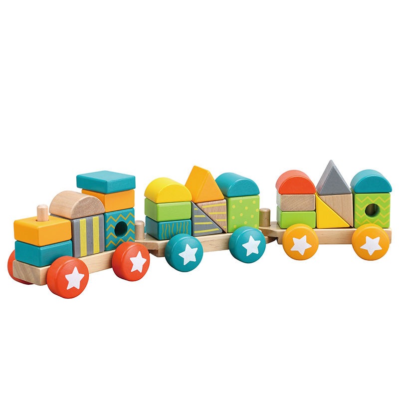 PHOOHI Wooden Stacking Train