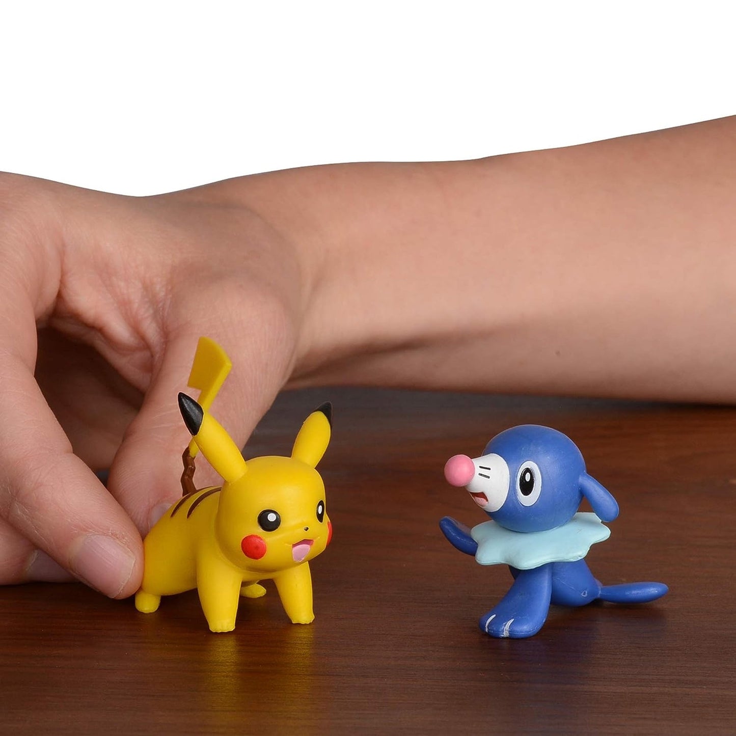 Pokemon Pikachu and  Popplio  Articulated Battle Figure