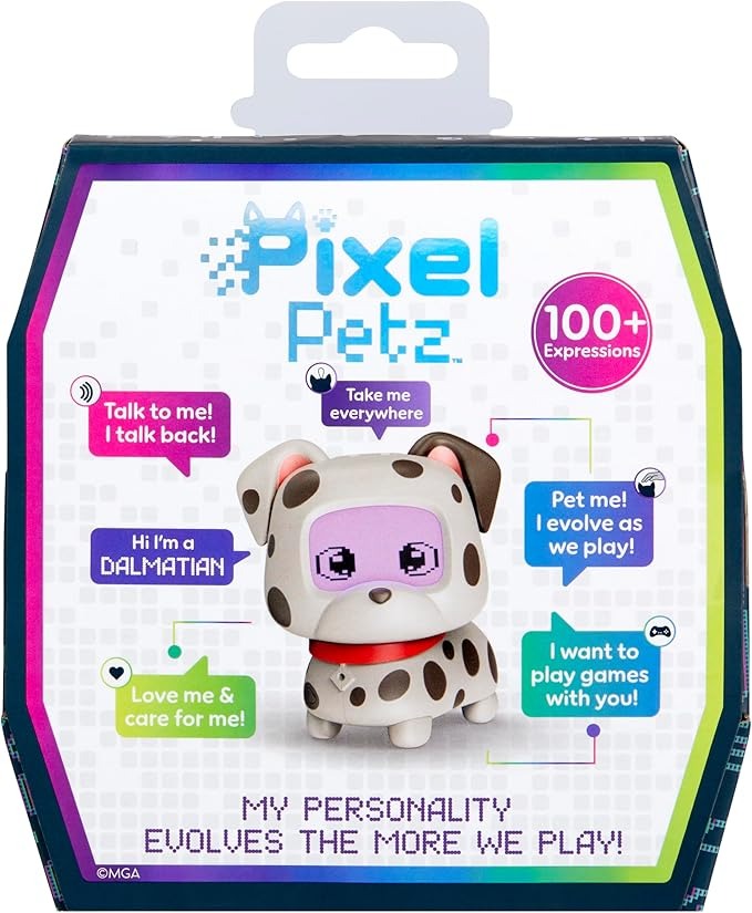 Pixel Petz - Dalmatian Interactive Digital Pet Dog