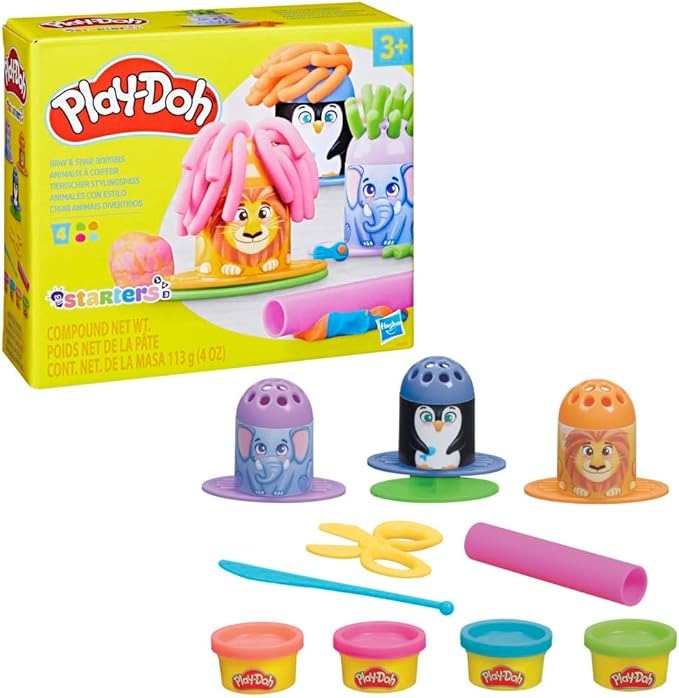 Play-Doh Grow & Style Animals Playset