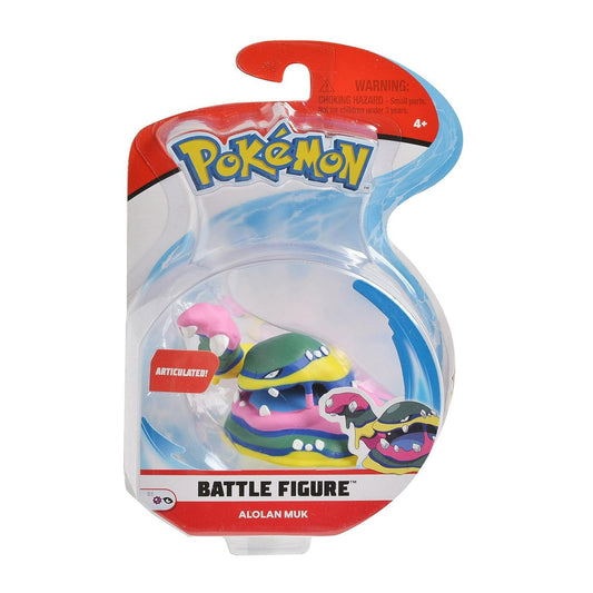 Pokemon Alolan Muk Articulated Battle Figure