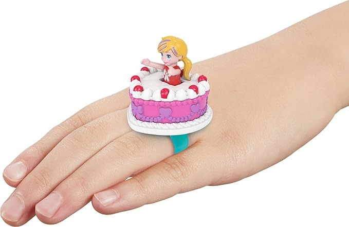 Polly Pocket Mattel 80TH Anniversary Ruby Red Ring Box