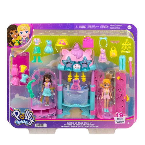 Polly Pocket Glam It Up Style Studio Playset