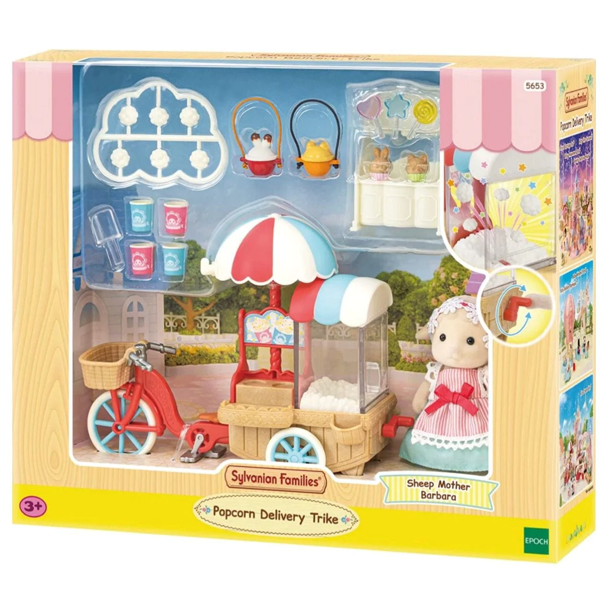 Sylvanian Families Popcorn Delivery Trike - Free Gift