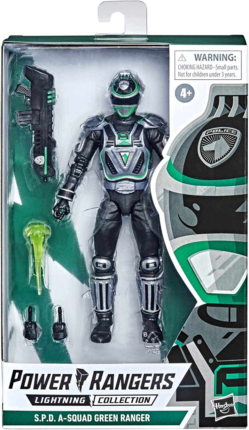 Power Rangers Lightning Collection S.p.d. A-Squad Green Ranger 6-Inch Premium Collectible Action