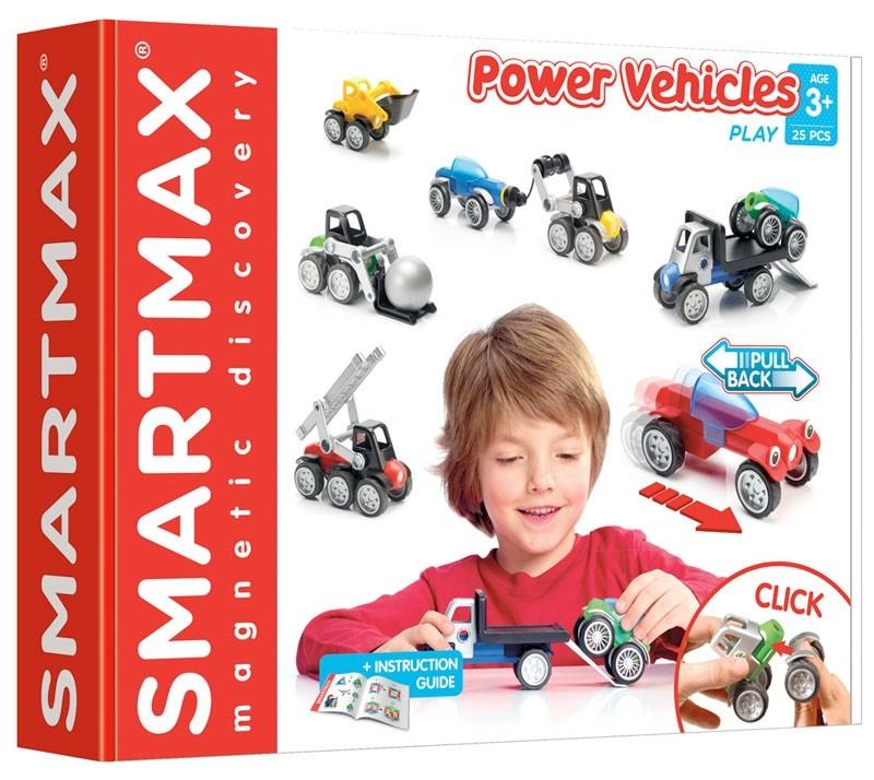 Smartmax Power Vehicles Stem Magnetic Building Set