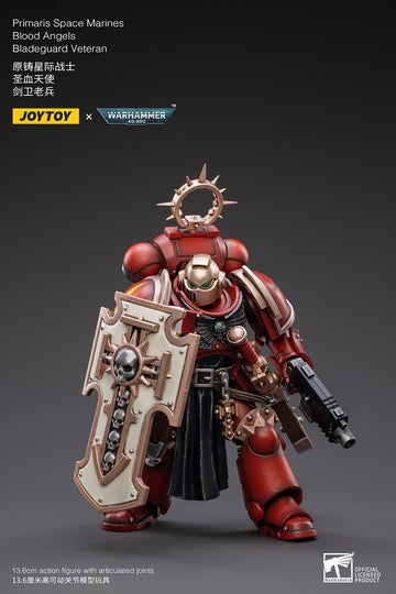 JOYTOY Warhammer 40K Primaris Space Marines Blood Angels Bladeguard Veteran JT2788