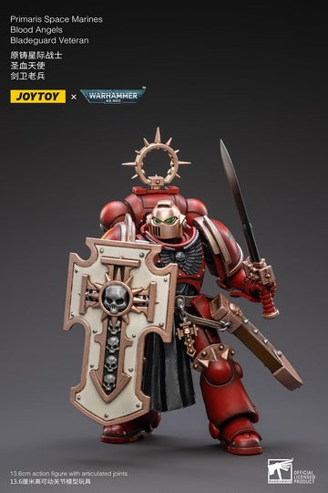 JOYTOY Warhammer 40K Primaris Space Marines Blood Angels Bladeguard Veteran JT2788