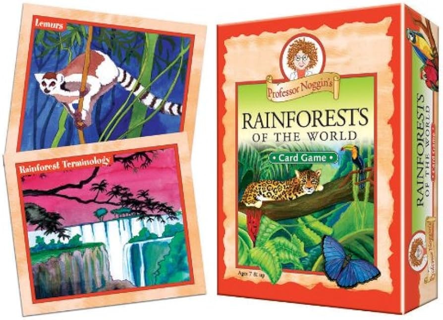 Professor Noggin’s Rainforest of the World Card Game Professor Noggin’s