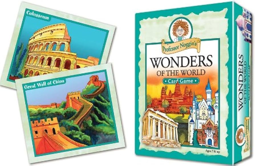 Professor Noggin’s Wonders of the World Card Game Professor Noggin’s