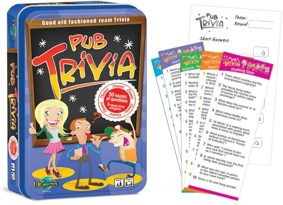 Pub Trivia Tin Game University Games