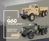 Jjrc Q60 Rc 1:16 2.4G 6Wd Tracked Off-Road Military Truck