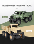 Jjrc Q68 Rc 1:18 2.4G 4Wd Tracked Off-Road Military Truck - Green