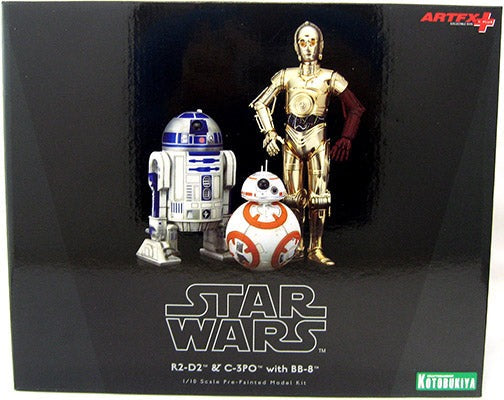 コトブキヤ R2-D2 &amp; C-3PO with BB-8 1/10スケール Artfx スタチュー