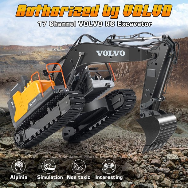 Double E Volvo Authorised Rc Excavator Metal Shovel 1/16 Scale