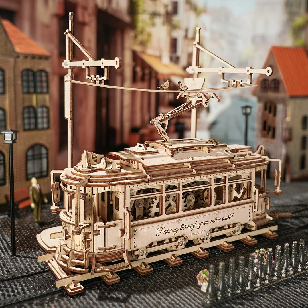 Robotime ROKR Classic City Tram 3D Wooden Puzzle LK801