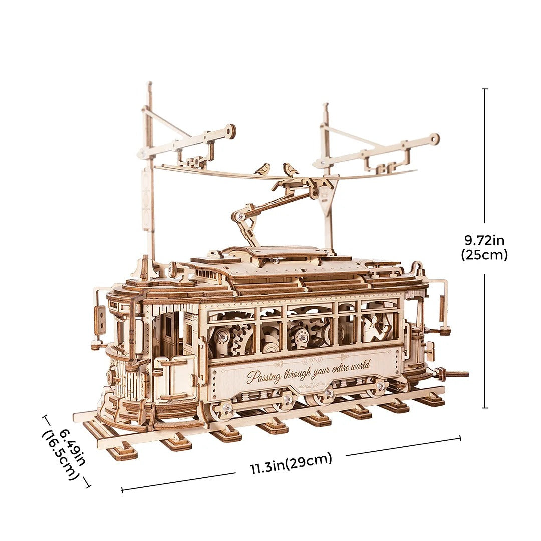 Robotime ROKR Classic City Tram 3D Wooden Puzzle LK801