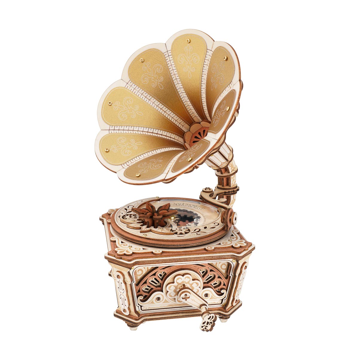 ROKR Diva Gramophone Music Box Wooden 3D Puzzle AMK82 - TOYSTER