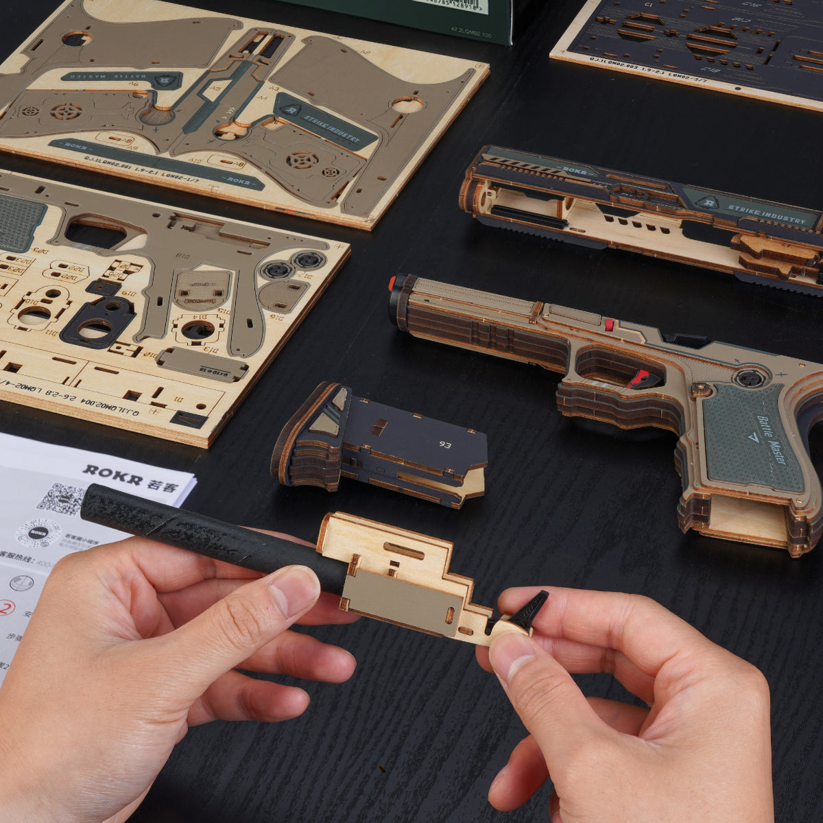 ROKR Legato C18 Pistol Wooden Gun Toy