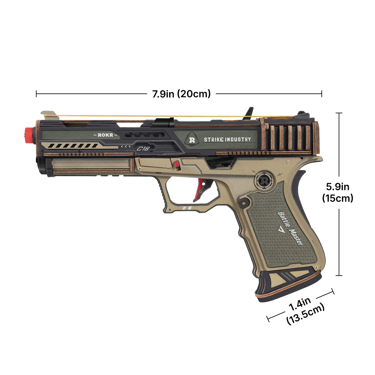 ROKR Legato C18 Pistol Wooden Gun Toy