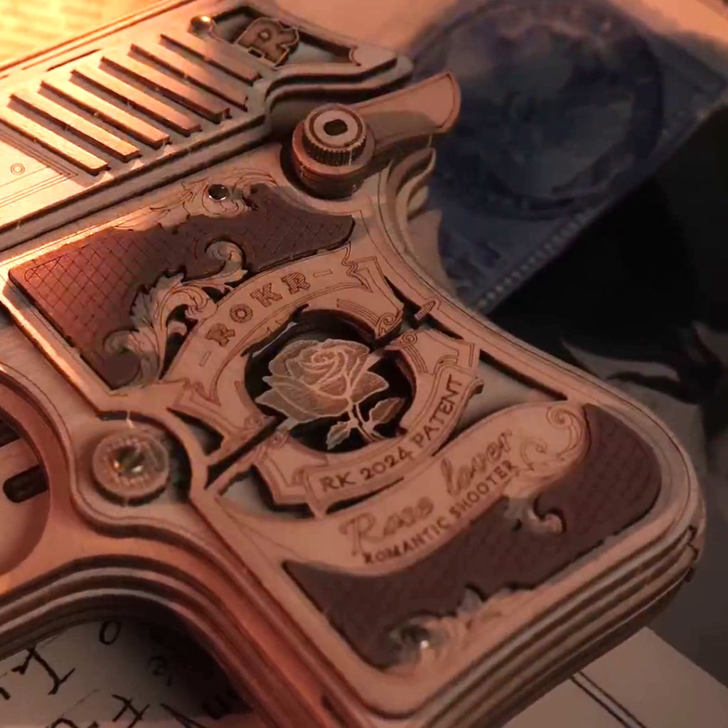 Robotime ROKR Mini Toy Blaster 3D Wooden Puzzle LQ502