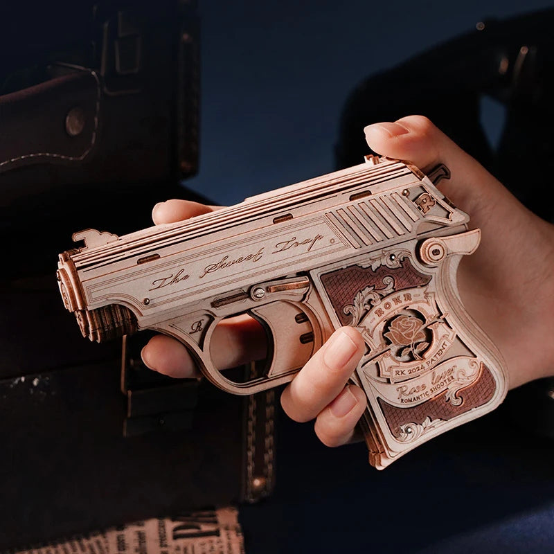 Robotime ROKR Mini Toy Blaster 3D Wooden Puzzle LQ502