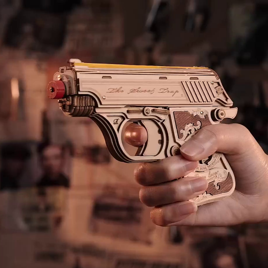 Robotime ROKR Mini Toy Blaster 3D Wooden Puzzle LQ502