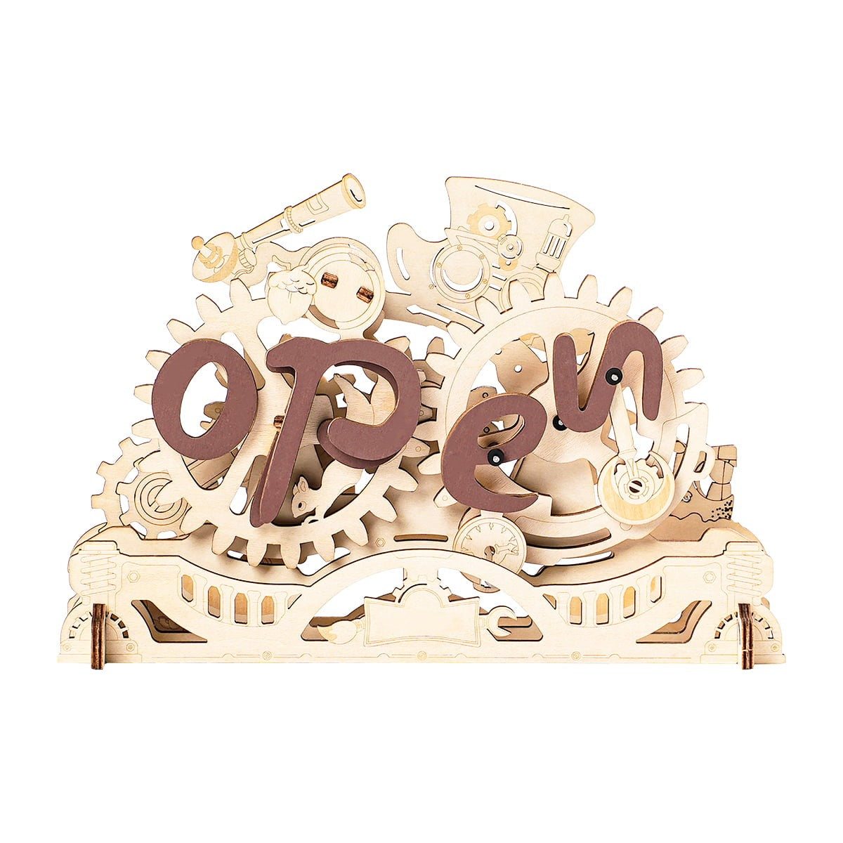 Robotime ROKR Open Closed Sign 3D Wooden Puzzle LK506