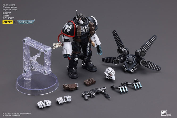 JOYTOY Warhammer 40K Raven Guard Chapter Master Kayvaan Shrike JT6427