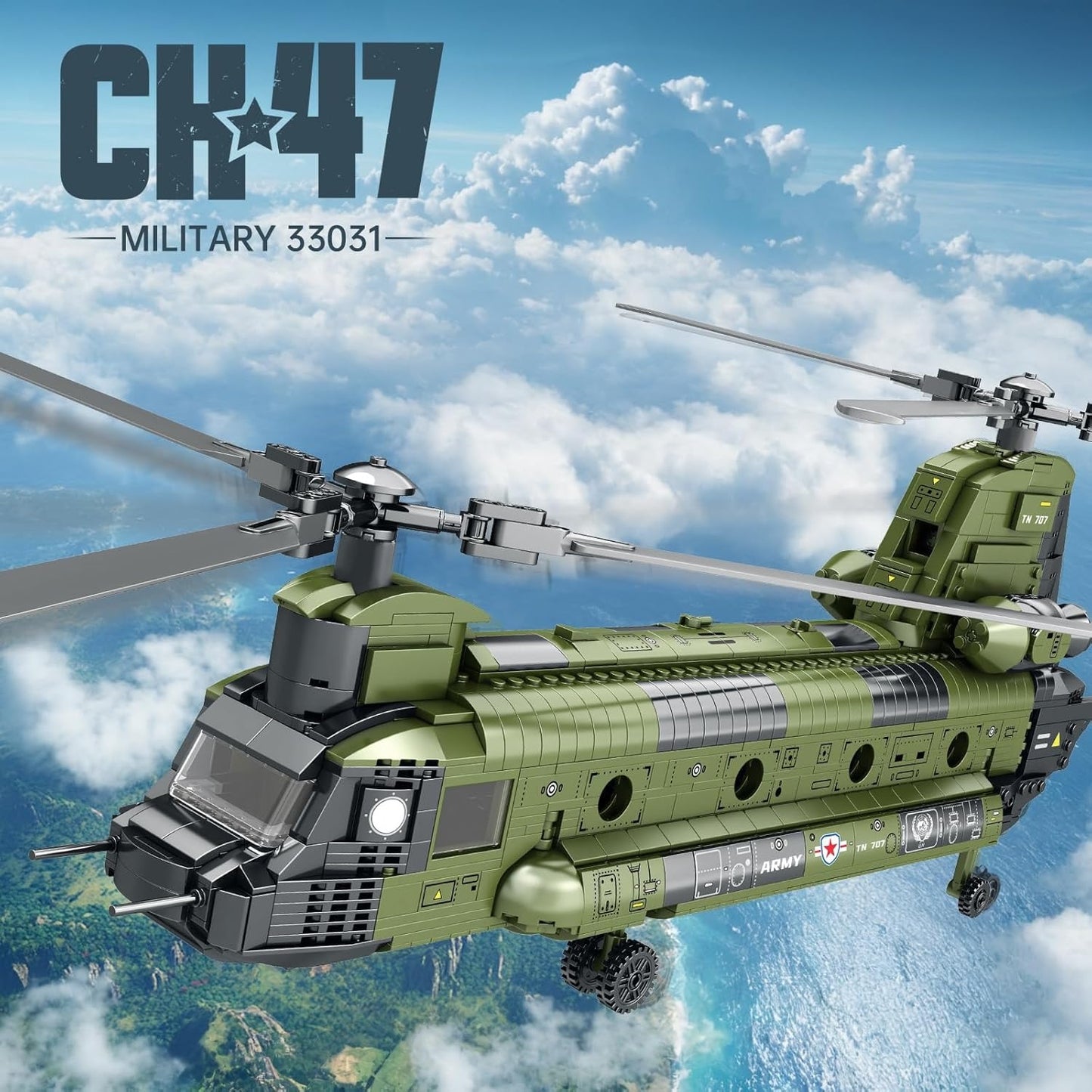 Reobrix CH-47 Transport Helicopter Chinook 33031
