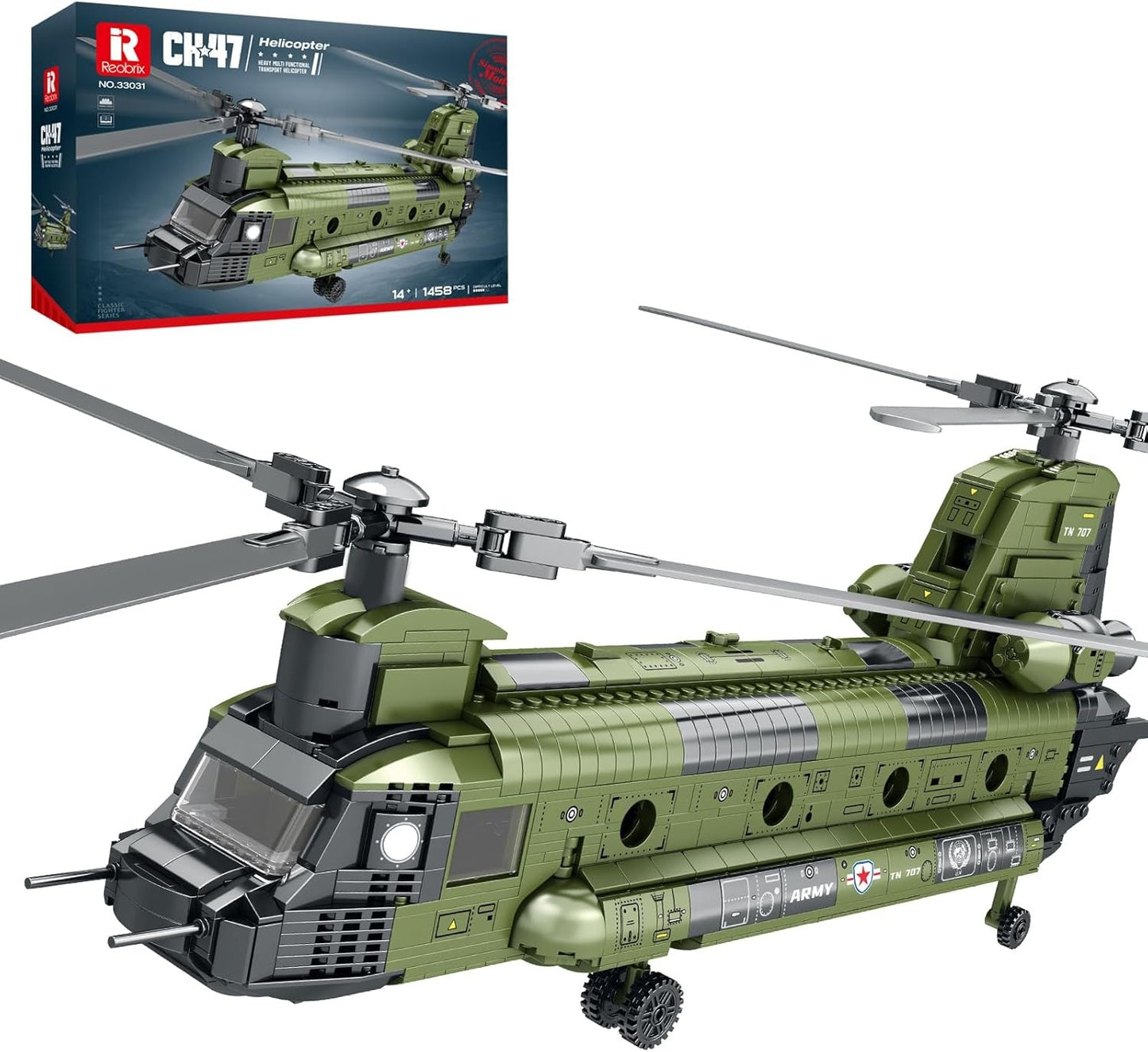 Reobrix CH-47 Transport Helicopter Chinook 33031
