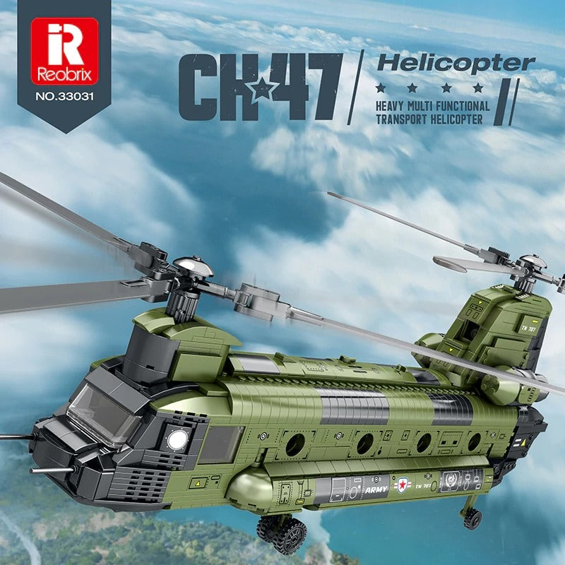 Reobrix CH-47 Transport Helicopter Chinook 33031