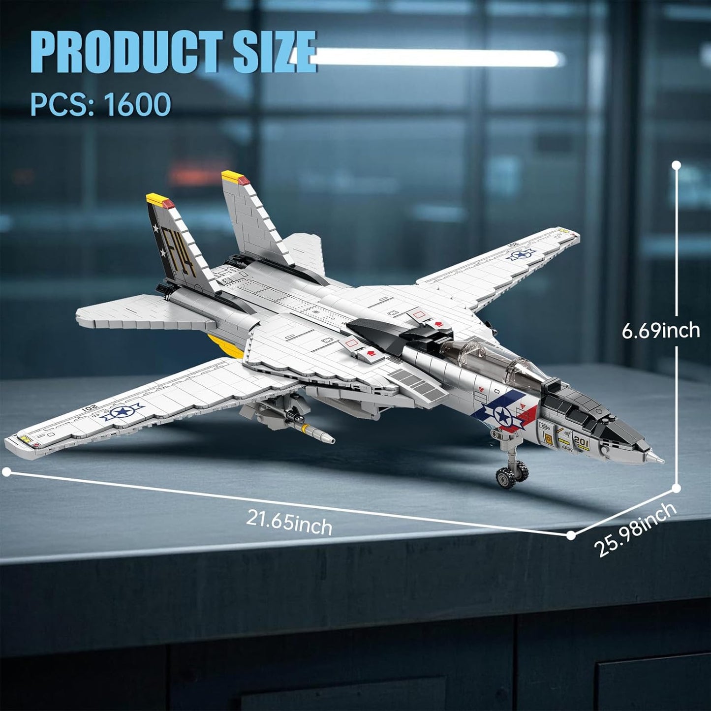 Reobrix F-14 Fighter Jet 33032