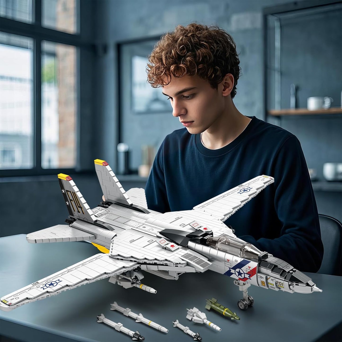 Reobrix F-14 Fighter Jet 33032