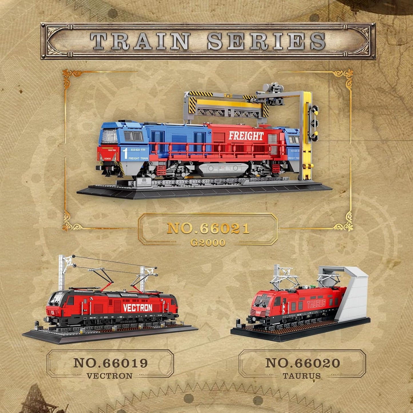 Reobrix G2000 European Freight Train 66021