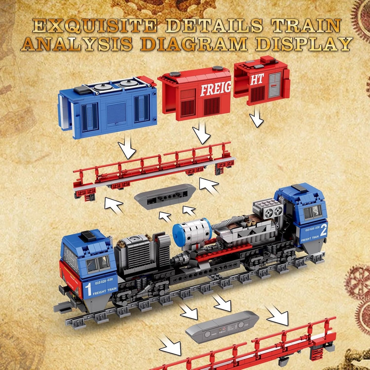 Reobrix G2000 European Freight Train 66021